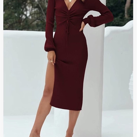 Sexy Sweater Dress - Picture 3 of 6